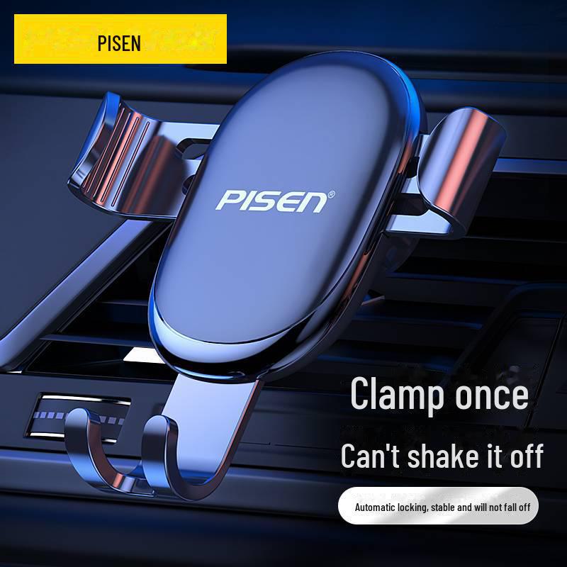 PISEN Вращающийся на 360° автомобильный держатель для телефона с крючком и дизайном для выхода воздуха