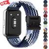 Нейлоновый ремешок для браслета Samsung Galaxy Fit 3, регулируемый плетеный ремешок-петля соло на замену для ремешка часов Samsung Fit 3