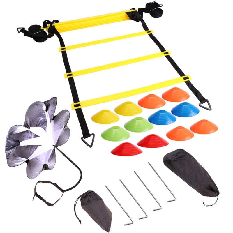 Agility Speed Ladder Training Adjustable Rungs Soccer Speed Football Fitness Feet Training Football Training Equipment