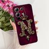 Чехол для Infinix Note 50X 5G X6857B Роскошный чехол с буквами-коронами Мягкий силиконовый чехол для телефона для Infinix Note 50X Note50X Fundas Сумки