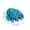 Colorful Appearance 3D Printed Spider Ornament Desktop Size Articulated Fidget Toy  Spider Lovers