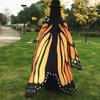 Fashion Butterfly Wing Beach Towel Cape Scarf for Women Christmas Halloween Gift CDN