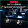 2 шт. Автоаксессуары HD LED Подсветка приветствия Проекционные лампы для дверей автомобиля Для Cadillac Escalade Tiburon Deville Seville XT5 XTS CTS BLS SLS DTS SRX