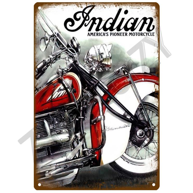 Индия Moto For The Garage Plaque Metal Sign Vintage Wall Poster Vintage Retro Room Home Industrial Hanging Decor Art Tin Sign