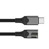 Длинный USB 5.0 кабель 30-150 см, шнур для зарядки 240 Вт, скорость передачи данных 80 Гбит/с, Type C, прямой к среднему изгибу, провод питания