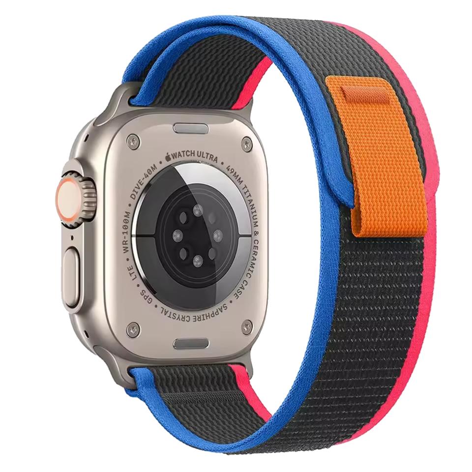 1:1 Ремешок Trail Loop для Apple Watch Ultra 3 2 49 мм 46 мм 45 мм 44 мм 42 мм 40 мм 41 мм 38 мм Спортивный браслет correa iwatch Series 11 10 9 8 7 SE Ремешки