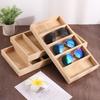 4/5/6 Slot Sunglasses Box Glasswear Box Jewelry Display Box Foldable Wooden Glasses Case  Hanging