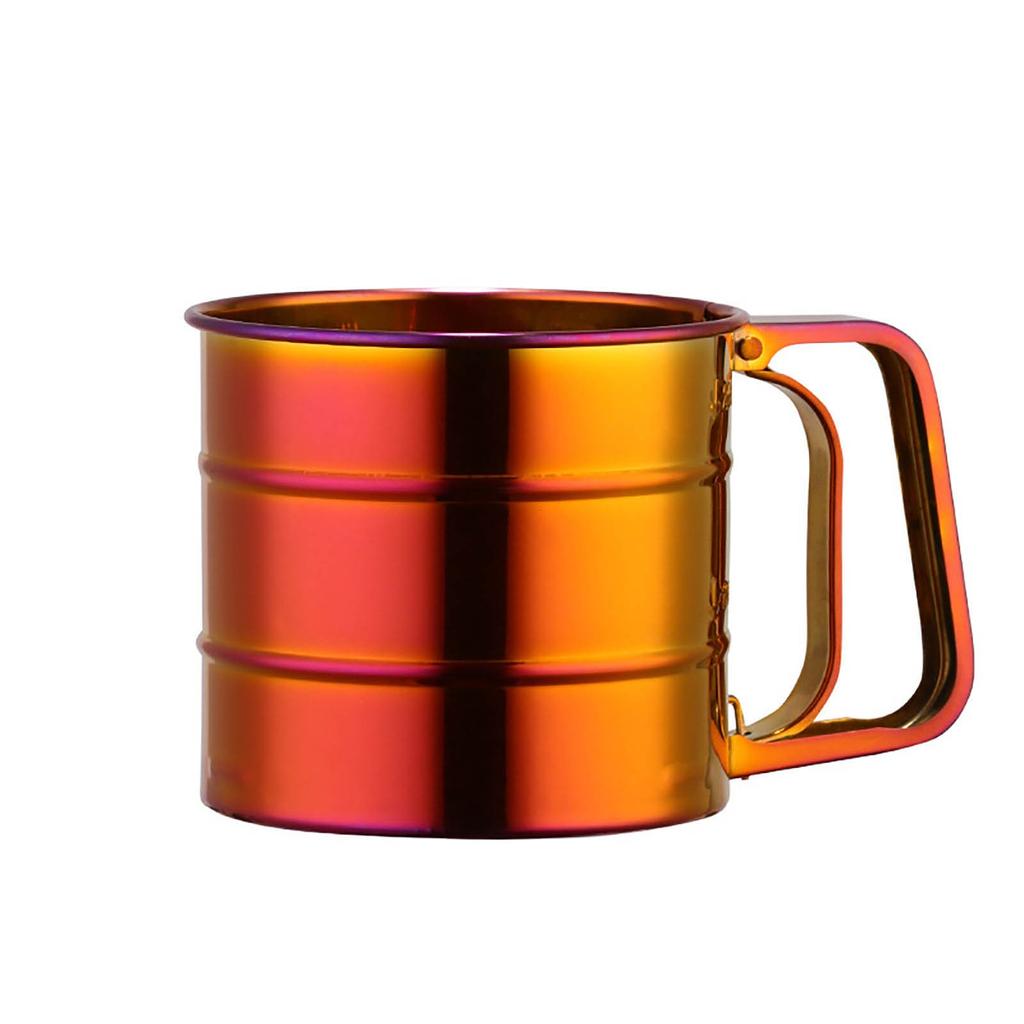 Механическое сито из нержавеющей стали, фильтр для муки, шейкер для глазури, сахар для выпечки