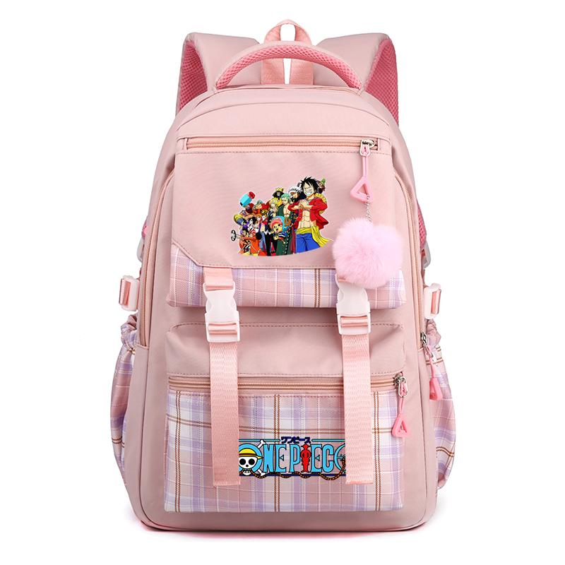 Аниме One Piece Printed College Bag Bag Document Bag Teen Back To School Холщовый рюкзак для девочек и мальчиков, студенческая сумка для ноутбука, мужская и женская дорожная сумка, рюкзак