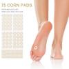 75Pcs Corn Cushions Self-Adhesive Foot Care Cushions Pads (Combination Style)