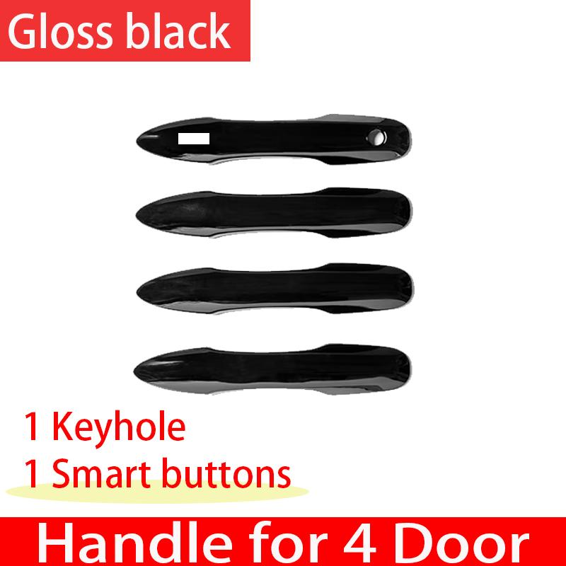 Глянцевый черный для Toyota Harrier Venza XU80 IV MK4 2022, аксессуары, дверные ручки, внешняя крышка, автомобильные аксессуары
