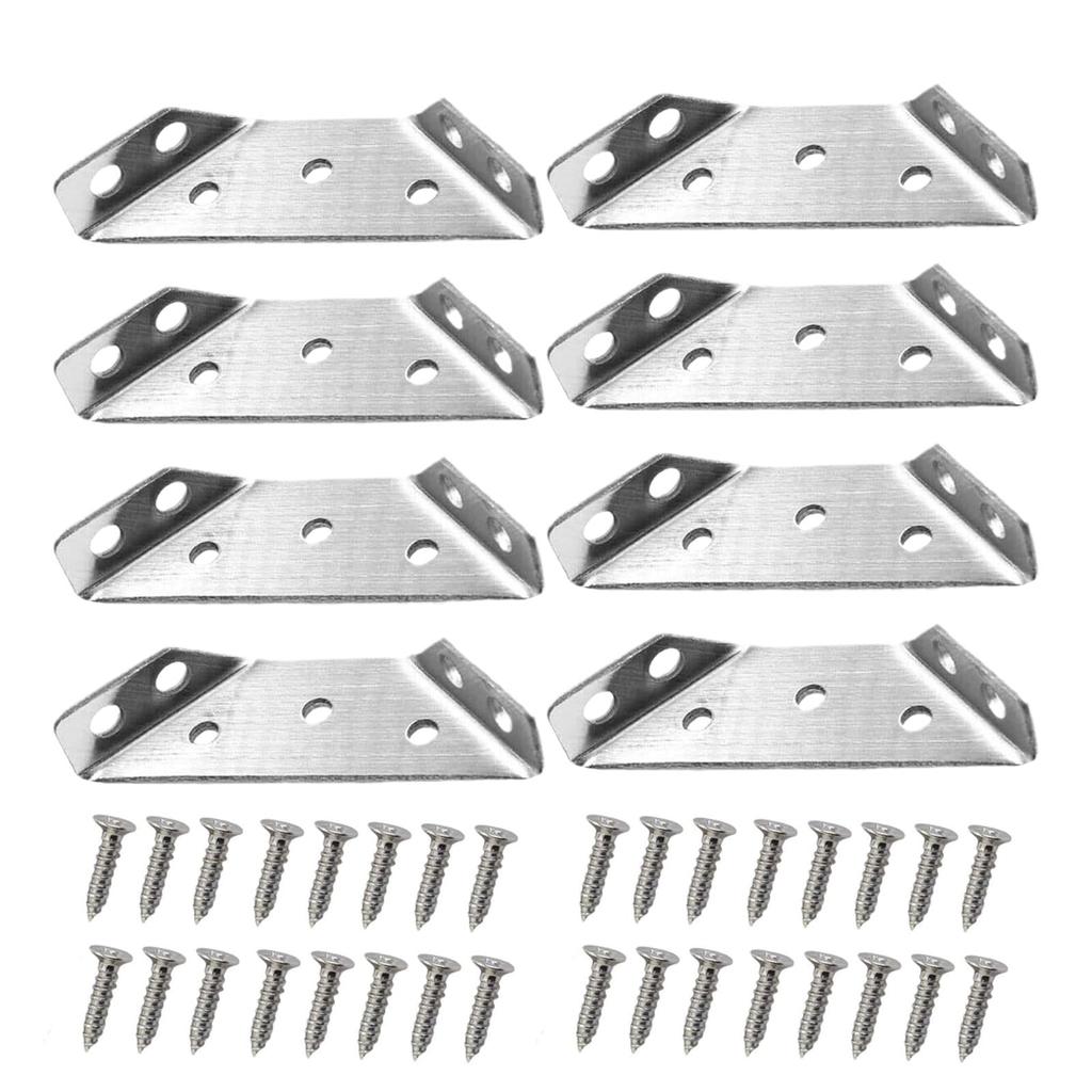 Multi-functional Furniture Corner Connectors  with Screws Fixed On Three Sides For Shelves Cabinets Furniture Connectors