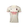 Puma Season 21-22 AC Milan Away Fan Edition Football Match Short Sleeve Jersey Men Tops Off-White 759127-02