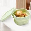 Портативный складной ланч-бокс 400 мл, контейнер для хранения продуктов, большая емкость, походные миски для путешествий