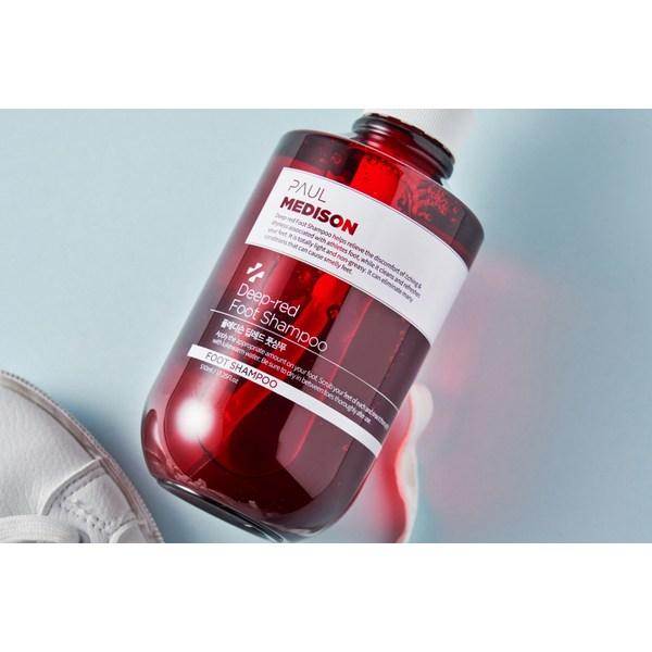 Paul Madison Deep Red Шампунь для ног большой емкости для ухода за омертвевшей кожей, 510 мл, 1 набор
