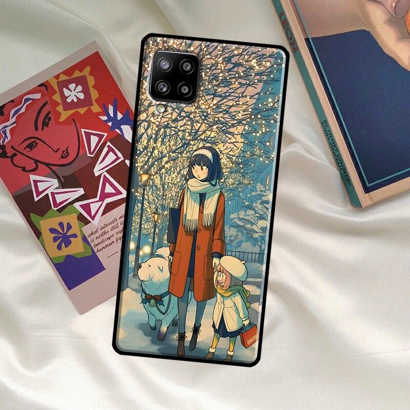Чехол для телефона Spy X Family с аниме Манга для Samsung Galaxy A21S A20e A02S A03S A12 A22 A32 A42 A52 A72 A50 A70 A51 A71