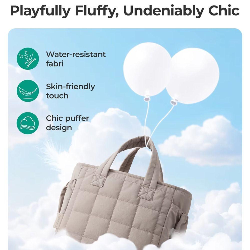 Thickened Quilted Lunch Bag Portable Food Thermal Box Fashion Insulated Lunch Tote  Office Worker