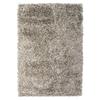 Living Room Rug with Long Pile Two-tone Taupe White 120x170