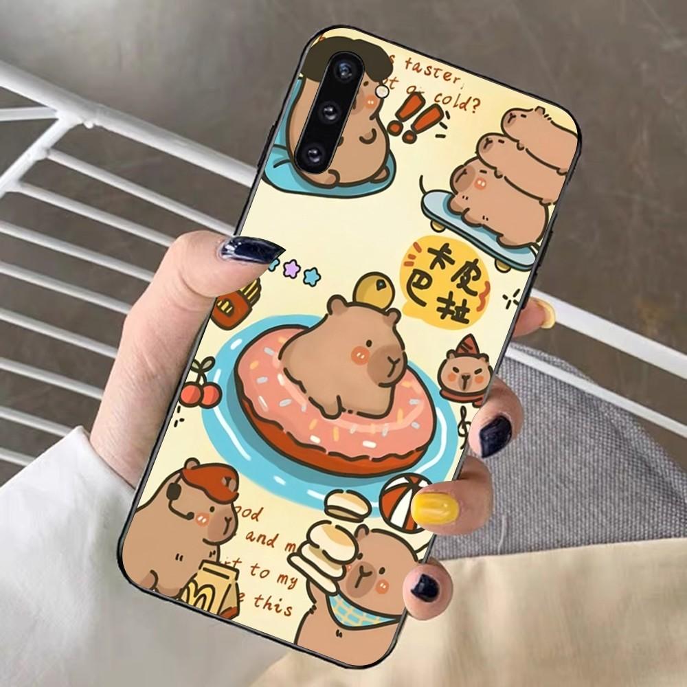 Мультяшный чехол для телефона с капибарой для Samsung Note 8 9 10 20 pro plus lite M 10 11 20 30 21 31 51 A 21 22 42 02 03