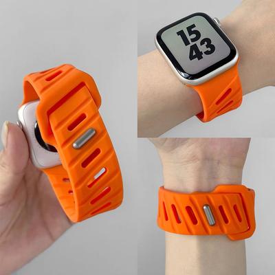 Ремешок Для Apple Watch Ремешок 46мм 44мм 49мм 45мм 40мм 41мм 38 42мм correa Дышащий браслет iwatch series 10 8 SE 7 6 5 9 Ultra