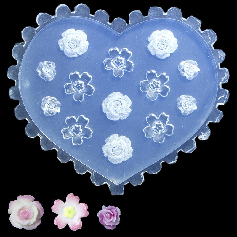 Форма для лепки ногтей Креативный цветок Бабочка Снежинка Украшения для нейл-арта Штамповочные пластины DIY Маникюр Аксессуары для ногтей Инструменты