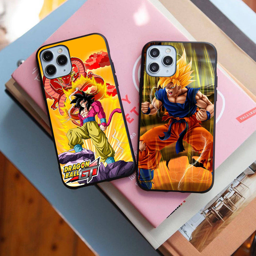 Case for Xiaomi Poco X6 X4 M5 M6 F5 F6 C65 C55 C50 C51 C40 Redmi Note 7 8 14C A3X 13C 12C 11 10A 9C Pro Black Sofe Cover WI71 Dragon Ball Anime