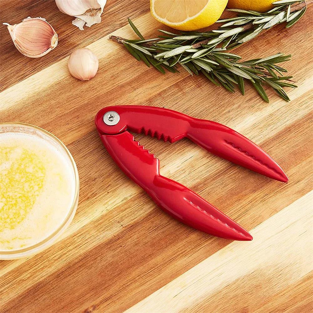 1pc Effortlessly Crack Open Seafood with Kitchen Crab Pliers and Lobster Cracker Lobster Tongs Seafood Clamp Tool 1