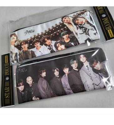 Stray Kids Тканевый пенал-косметичка для ручек (Случайное изображение, Двусторонний дизайн)