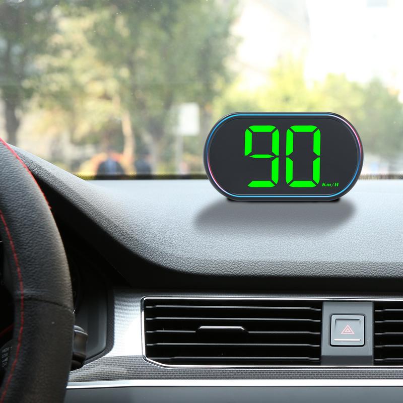 Автомобильный проекционный дисплей, автомобильный спидометр Hud, портативный автомобильный смарт-дисплей, точный 3,2-дюймовый светодиодный экран для транспортных средств, автофургонов, грузовиков