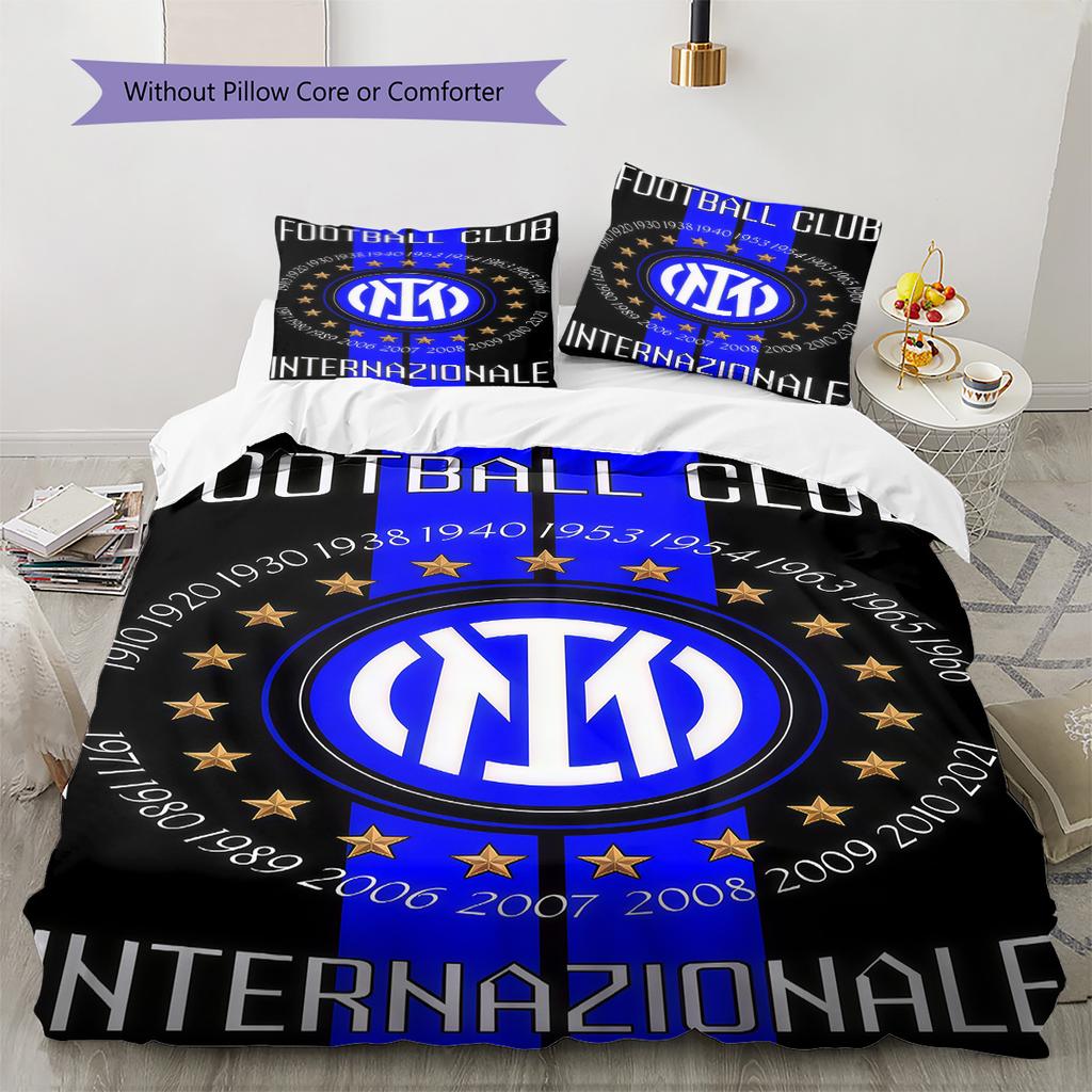 Inter Bedding Quilt Set Quilt Cover Pillowcase Home Decoration Birthday Gift (1 * duvet cover + 2 * pillowcase, without core)