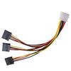 Connectors SATA ATA 4 Pin IDE Molex Extension Adapter Cable Adapter Extension Cable Power Splitter