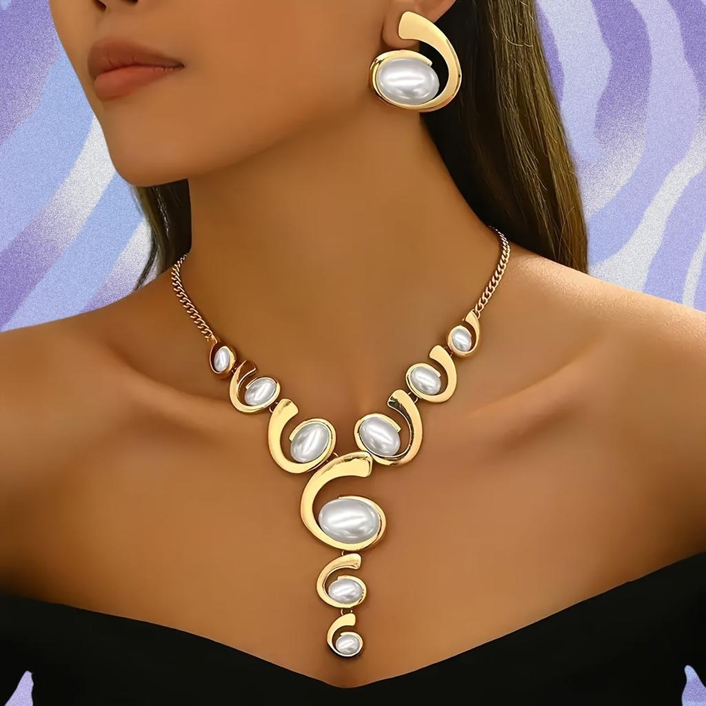 Европейские и американские модные преувеличенные трендовые серьги-улитки, ювелирные изделия, уникальный дизайн личности, набор