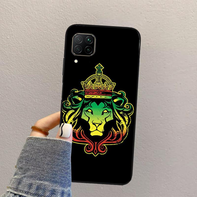 Rastafarian Lion For Huawei Nova 10 9 SE 8i 11i 12i 12s Y60 Y61 Y70 Y90 Y72 Y73 Y91 P60 Pro P40 P30 Lite Case