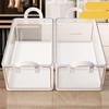 Household Desktop Sundries Storage Box Wardrobe Closet Clothes Organizer Transparent Storage Basket