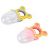 2pcs Baby Food Fruit Feeder Pacifier Cute Safe Self Feeding Nipple Teething Toy for Infant Toddler