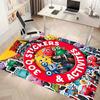 Ricky Zoom Printed Absorbent Washable Carpet, Non-Slip Bathroom Mats, Kitchen Rugs, Yoga Mat,Living Room Entrance, Camping Picnic Rugs