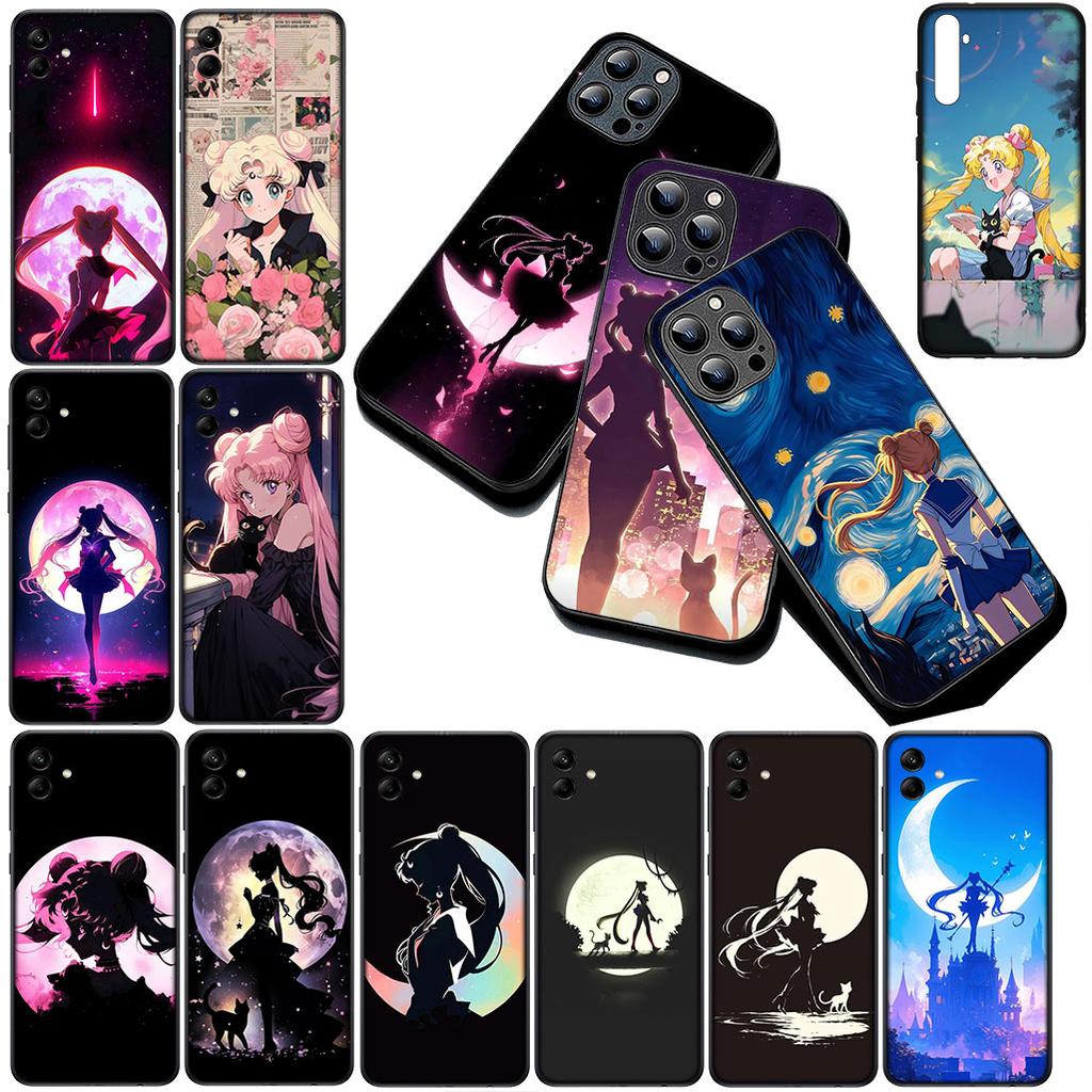 Cover for Apple iPhone 17 Pro XS Max Air 6 7 8 Plus 5 + SE 2022 SE2 16E 8+ Casing Phone Case Girl S-Sailors-Cartoon Moon