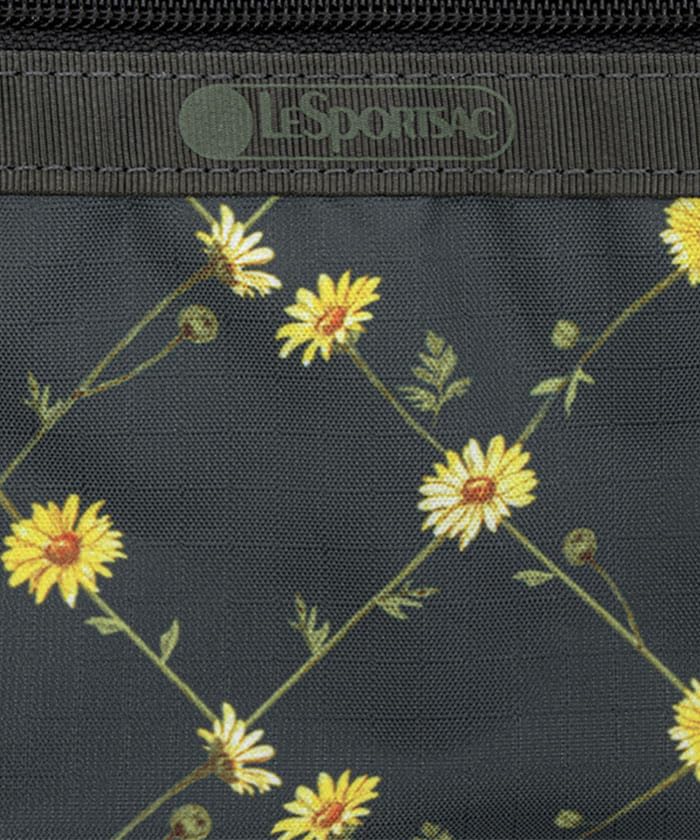Official Shoulder Bag 3 ZIP Daisy Cross Green [LeSportsac] CROSSBODY/4007 Women's