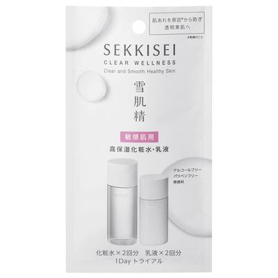 Sekkisei Clear Wellness sensitive Пробник Бесплатно SS (для кожи) 1-дневный