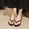 Small Flat Heel Flip-flop Shoes Women's Shoes 2025 New Summer Wear Sandals Toe Sandals Versatile