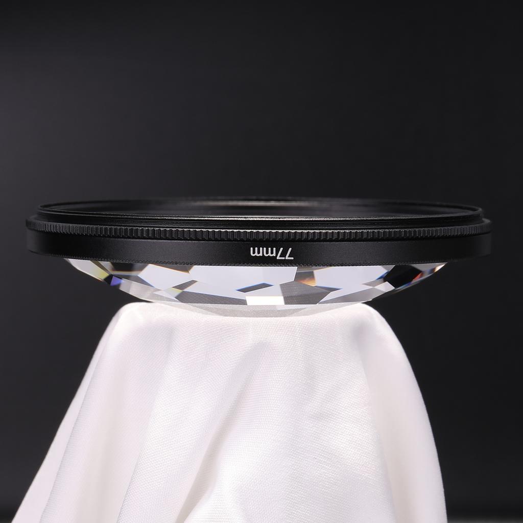 77mm Kaleidoscope Prism Camera Glass Filter Variable Number of Subjects SLR Photography Accessories