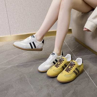 Кожаные кроссовки женские толстая подошва внутренняя высота увеличение повседневные женские легкие и удобные цветовая гамма