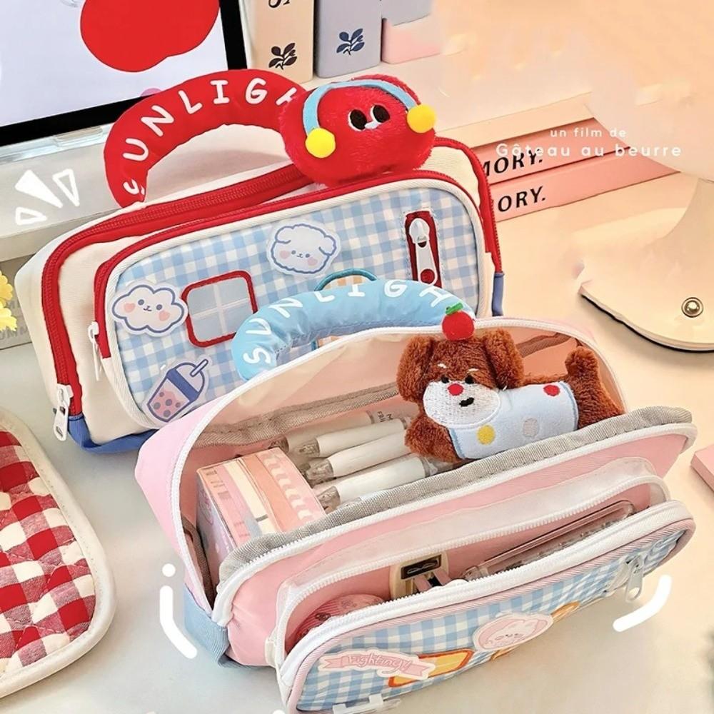 Large Capacity Pencil Case House Design Pen Bag Fashion Pencil Pouch School Supplies