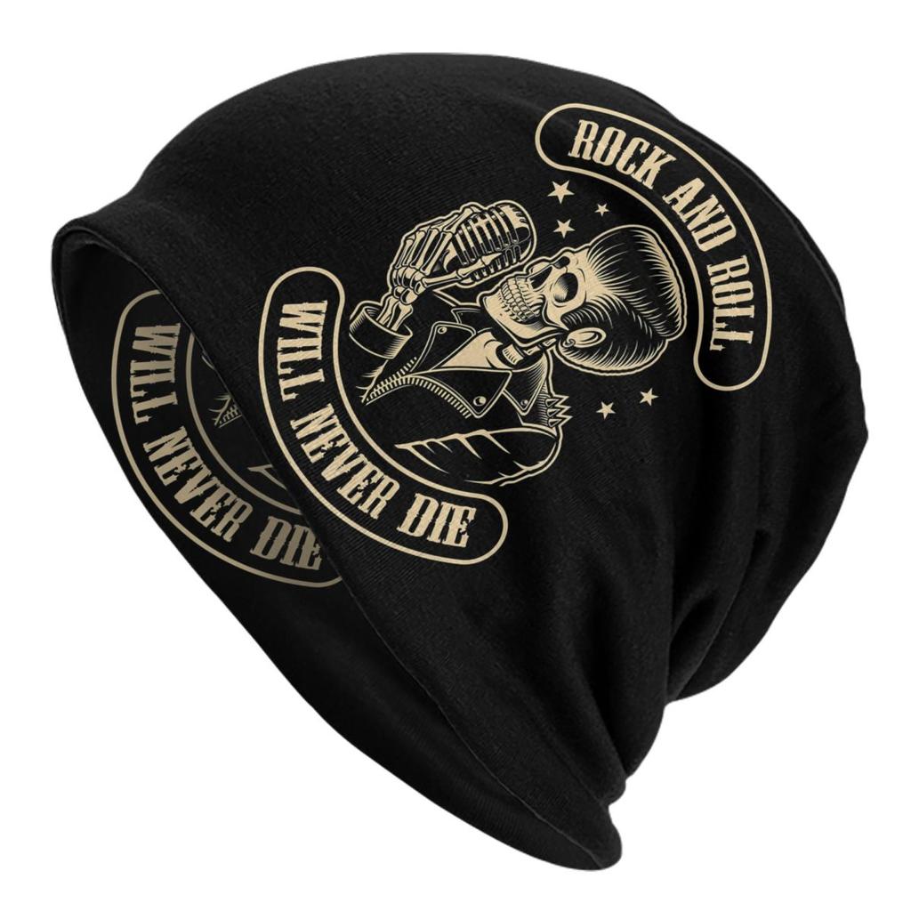 Хэви-метал 1960-х годов, панк-рок, музыка, шапки Skullies, шапки, зимняя теплая вязаная шапка для взрослых, унисекс, шапка с тузом пик