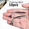 Soft Shrimp Worms Fish Lure Silve Silicone Wobblers Fishing Tackle Jigging Maggot Fishing Bait Jig Head Bait