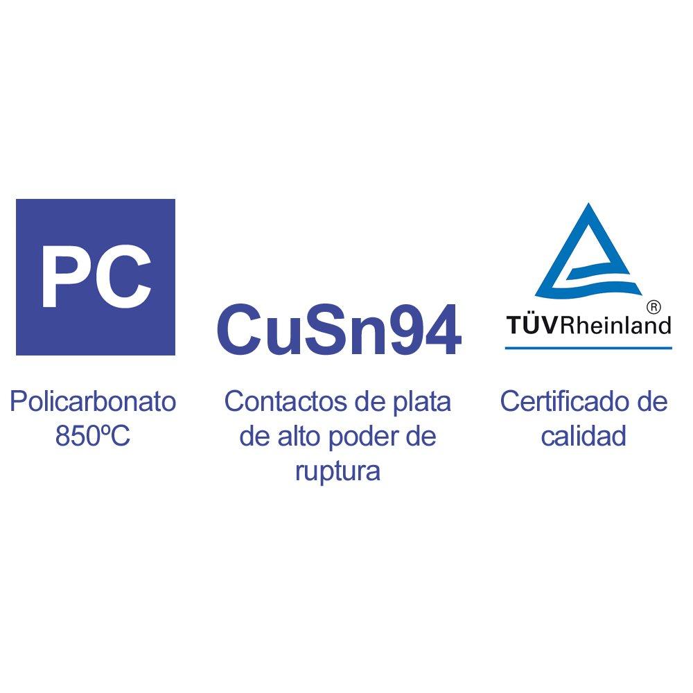 base bipolar con t/tl 16a 250v usb 16a serie europa solera erp60usb-u