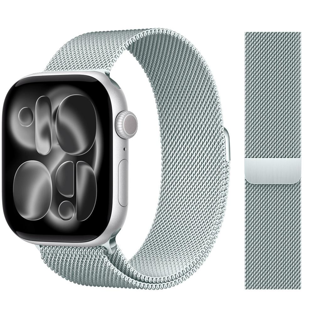 Миланская петля для ремешков Apple Watch 44 мм 46 мм 40 мм 45 мм 41 мм 42 мм браслеты iWatch серия 10 11 se 7 8 9 ultra 2 3