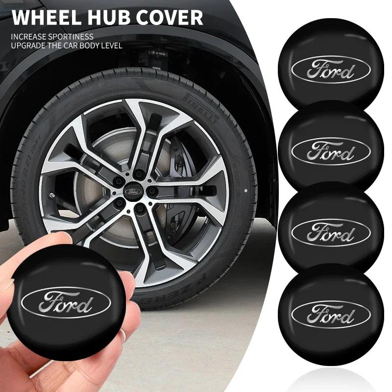 2025 Горячие Для Ford Новый Автомобиль Центральная Заглушка Колеса Колпачки Ступицы Значок Наклейка Для Ford Focus 2 MK2 3 4 ST Mondeo Festiva Fusion Подойдет Fiest