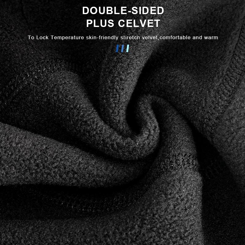 Cycling Face Mask With Glasses Hole Sun Protection Windproof Dustproof Balaclava Bike Full Face Cap Fleece Thermal Helmet Liner