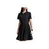 Fila Серия Гольф Свободное Мягкое Удобное Платье с Коротким Рукавом и Шортами Женские платья A11W535310F-BK